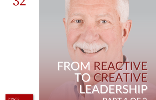 E32: From Reactive to Creative Leadership with Bob Anderson, Part 1 of 2 featured image