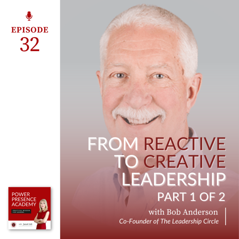 E32: From Reactive to Creative Leadership with Bob Anderson, Part 1 of 2 featured image