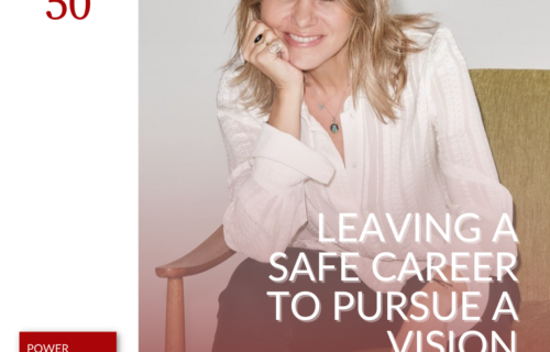 Power Presence Academy Podcast Episode 50: Leaving a Safe Career to Pursue a Vision with Dimitra Kolotoura featured image