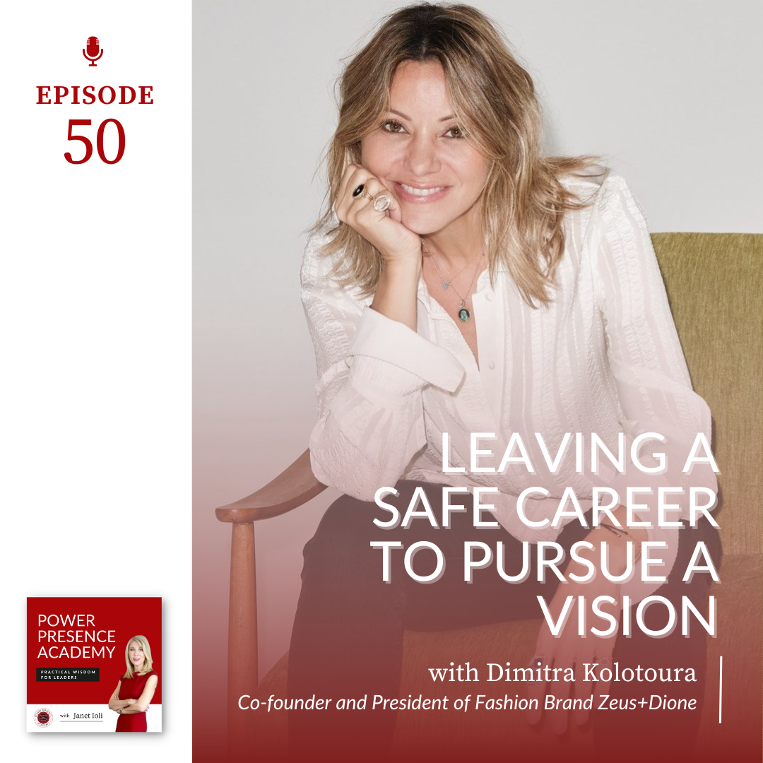 E50: Leaving a Safe Career to Pursue a Vision with Dimitra Kolotoura